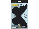 SECURIT Kreidetafel 3-D Butterfly W3D-BUTTERFLY schwarz, 7 Stück 28x16.3x1cm (8719075287576)