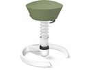 AERIS Sgabello Swopper 101STWHWHCP3 verde/bianco, con piedi (4250200423185)