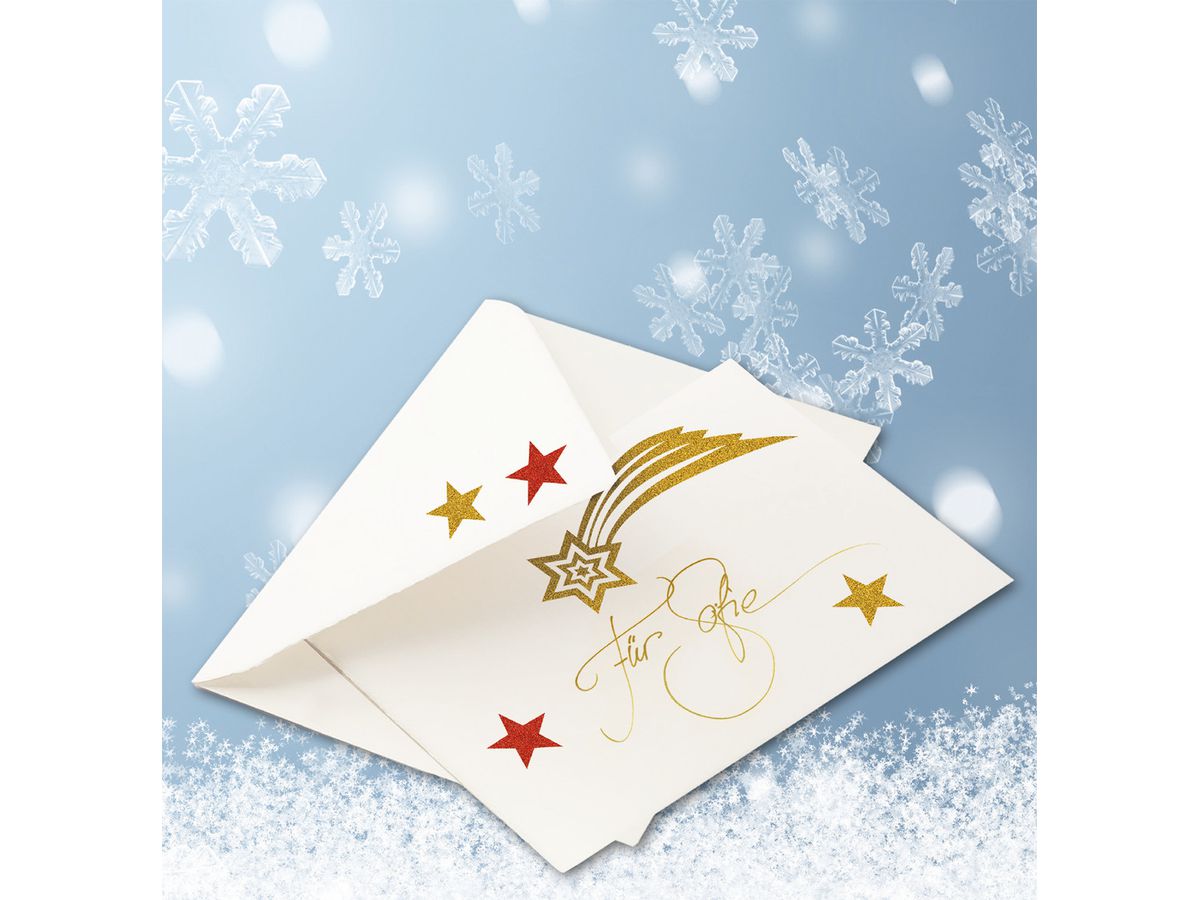 HERMA Sticker Sterne 15129 gold 27 Stück /1 Blatt (4008705151290)