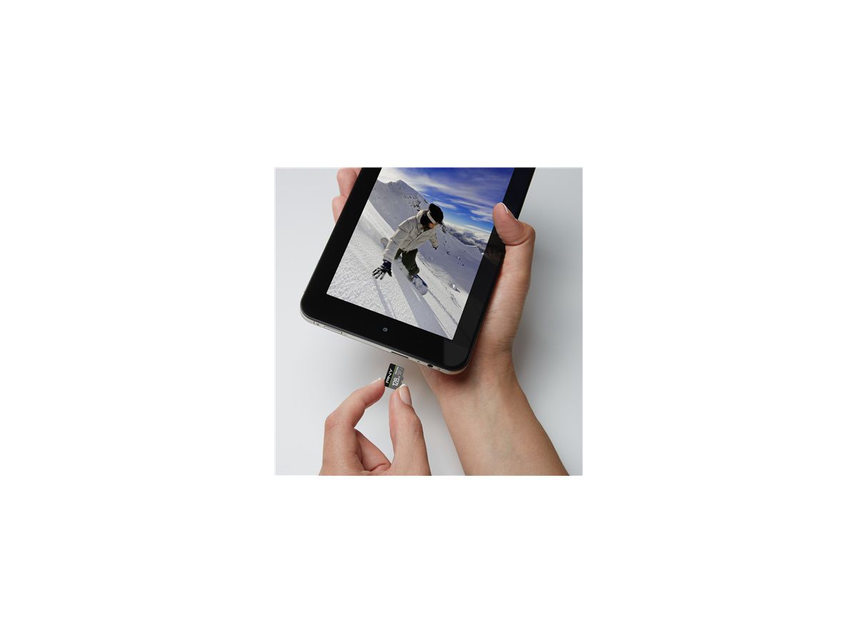 PNY micro-SDXC Pro Elite 128GB P-SDU128V31100PRO-GE UHS-I U3 A1 & adapter (0751492625751)