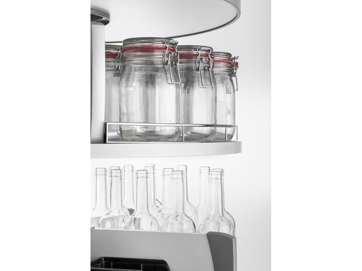 MOLL Drehregal MULTIFILE 486254 weiss, 4 Etagen 80x80x159cm (4042984213058)