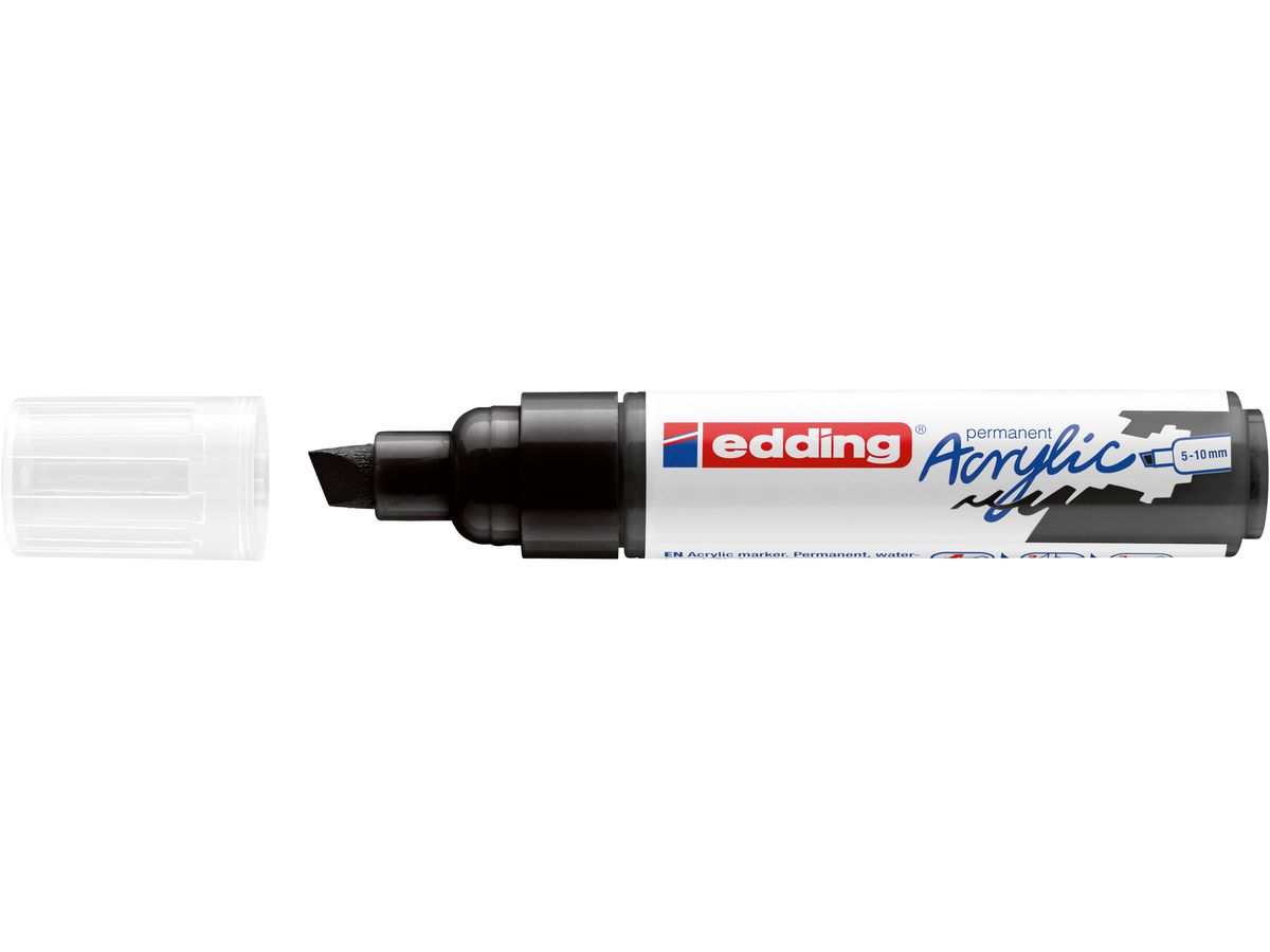 EDDING Acrylmarker 5000 5-10mm 5000-901 tiefschwarz sdm (4057305025814)