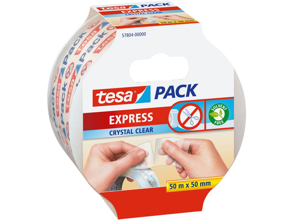 TESA Verpackungsband 50mmx50m 578040000 transparent (4042448124975)