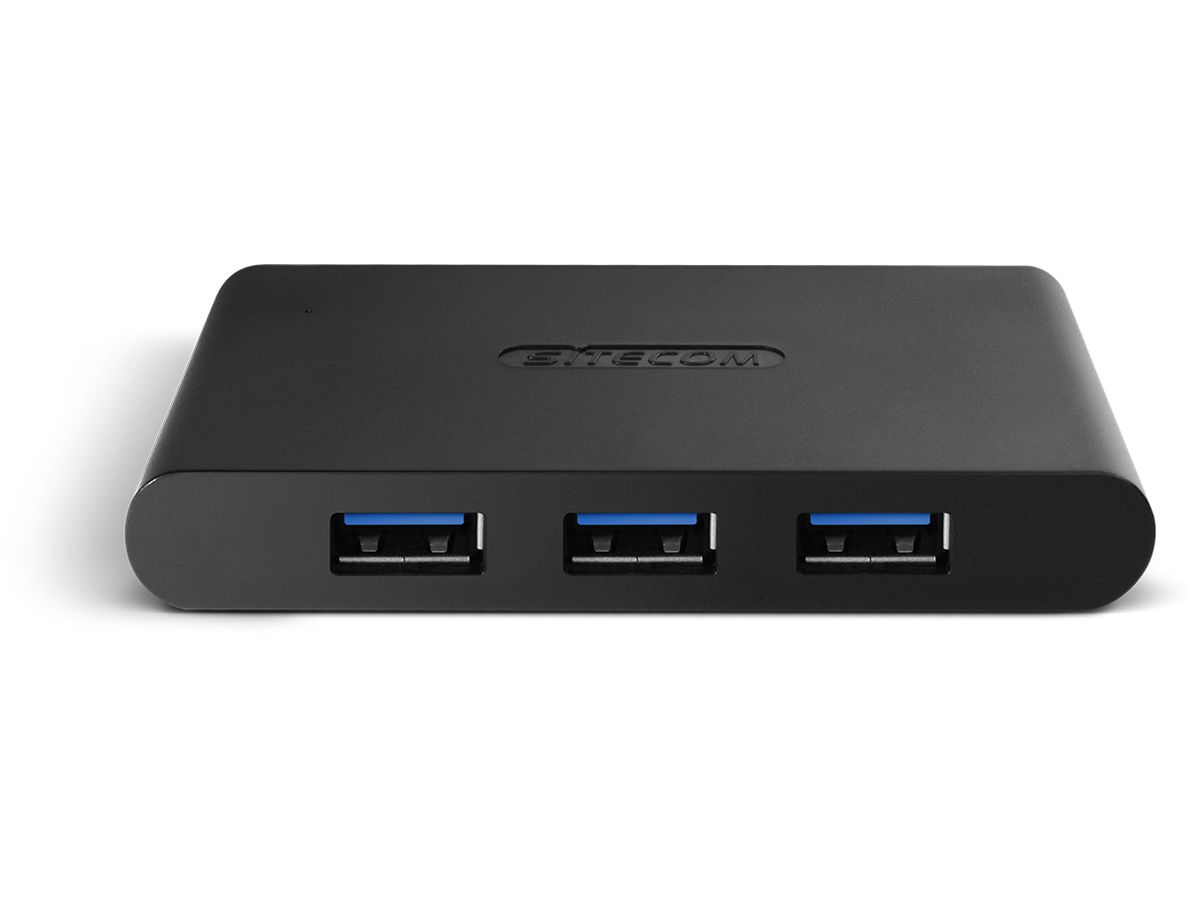 SITECOM USB 3.0 Hub 4 Port CN-083 Incl. Power adapter (8716502029655)