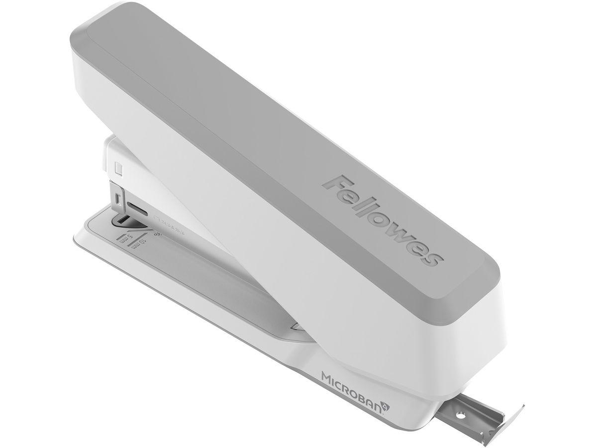 FELLOWES Agrafeuse EasyPress LX850 5011801 Microban, blanc 25 feuilles (0043859776573)