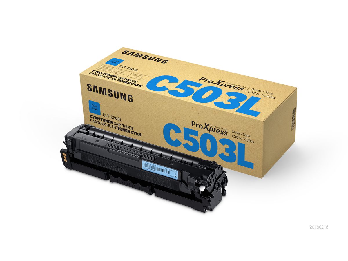 SAMSUNG Toner-Modul cyan SU014A SL-C3010ND/C3060FR 5000 Seiten (0191628446674)
