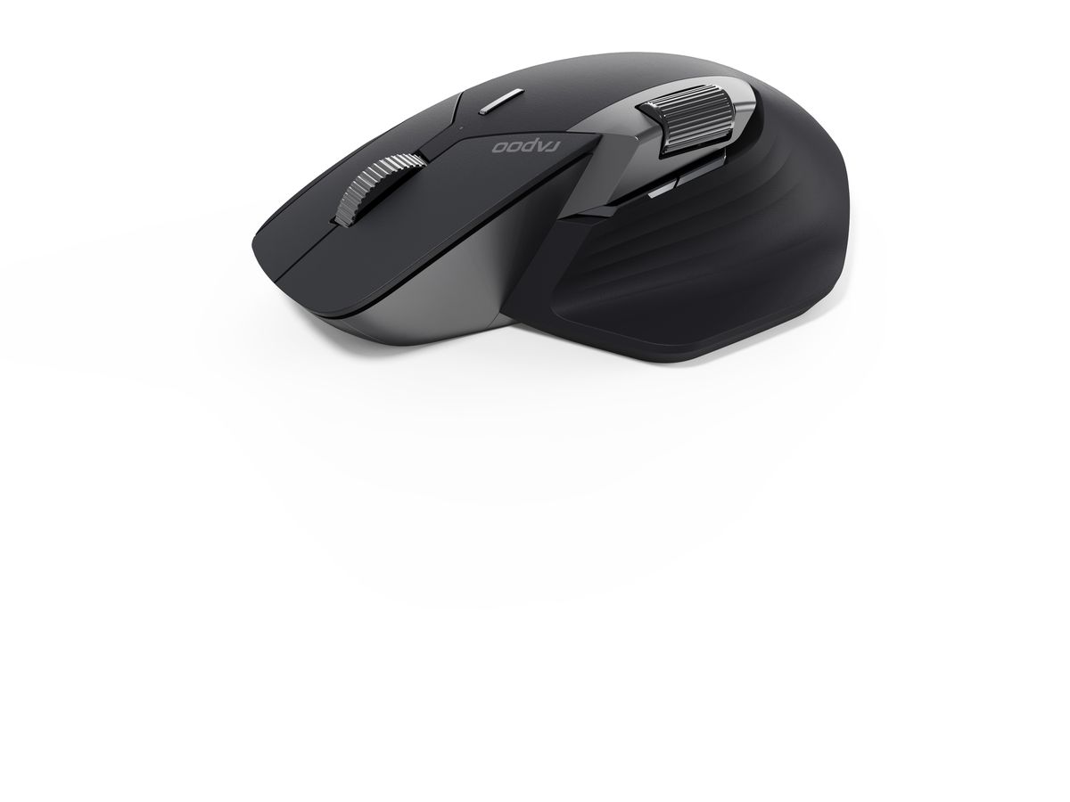RAPOO MT760M Wireless Mouse Black 12530 Multi-Mode (6940056125309)