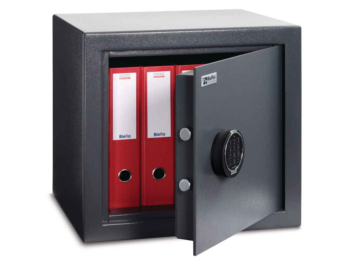 RIEFFEL SWITZERLAND Tresor EcoSafe 45x48x41cm ECOSAFE 450 E Stahl, Elektronischem Schloss (7630010413595)