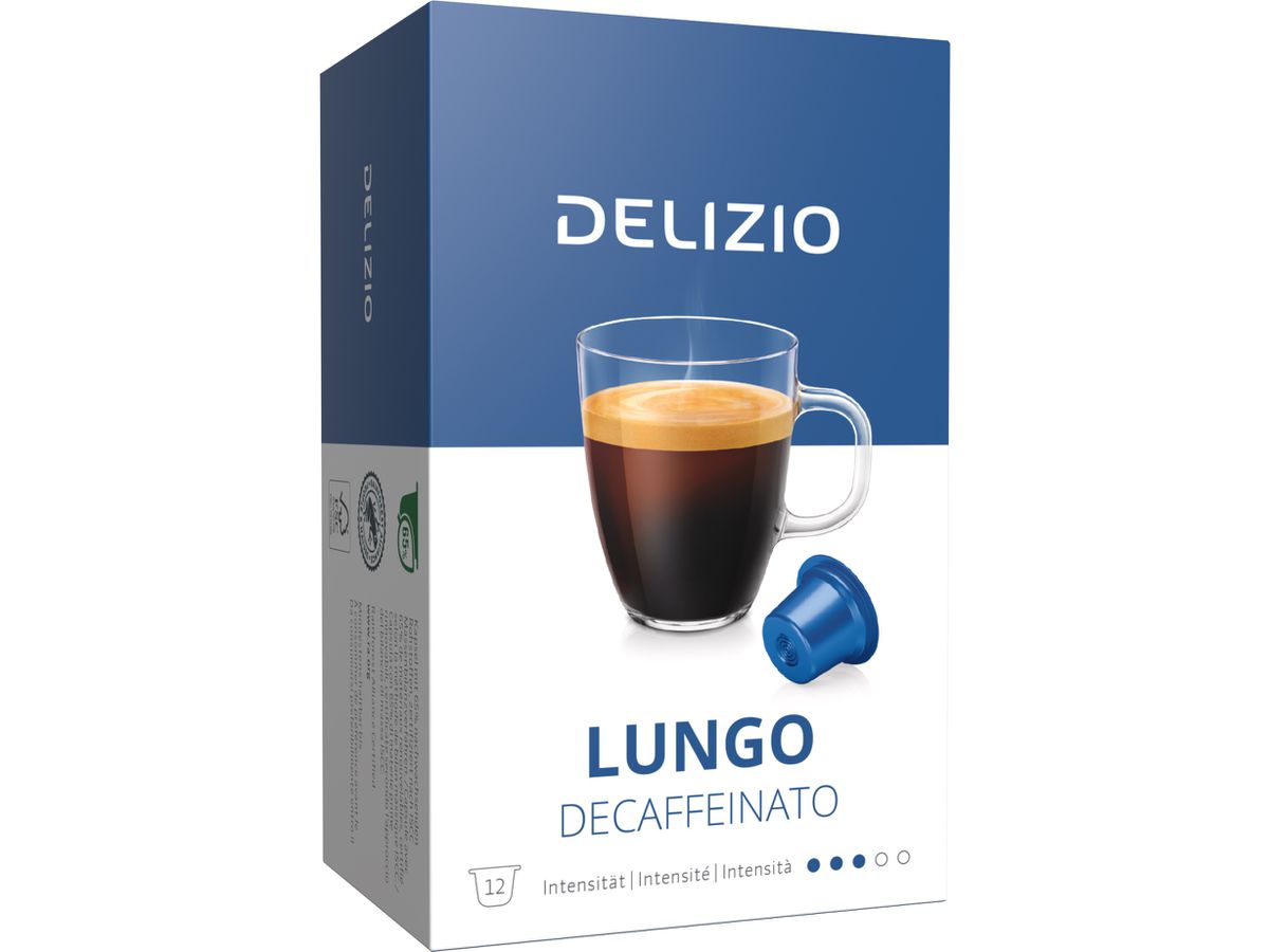 DELIZIO Caps 2001097 Lungo Decaffeinato 12 pcs. (7617014174967)