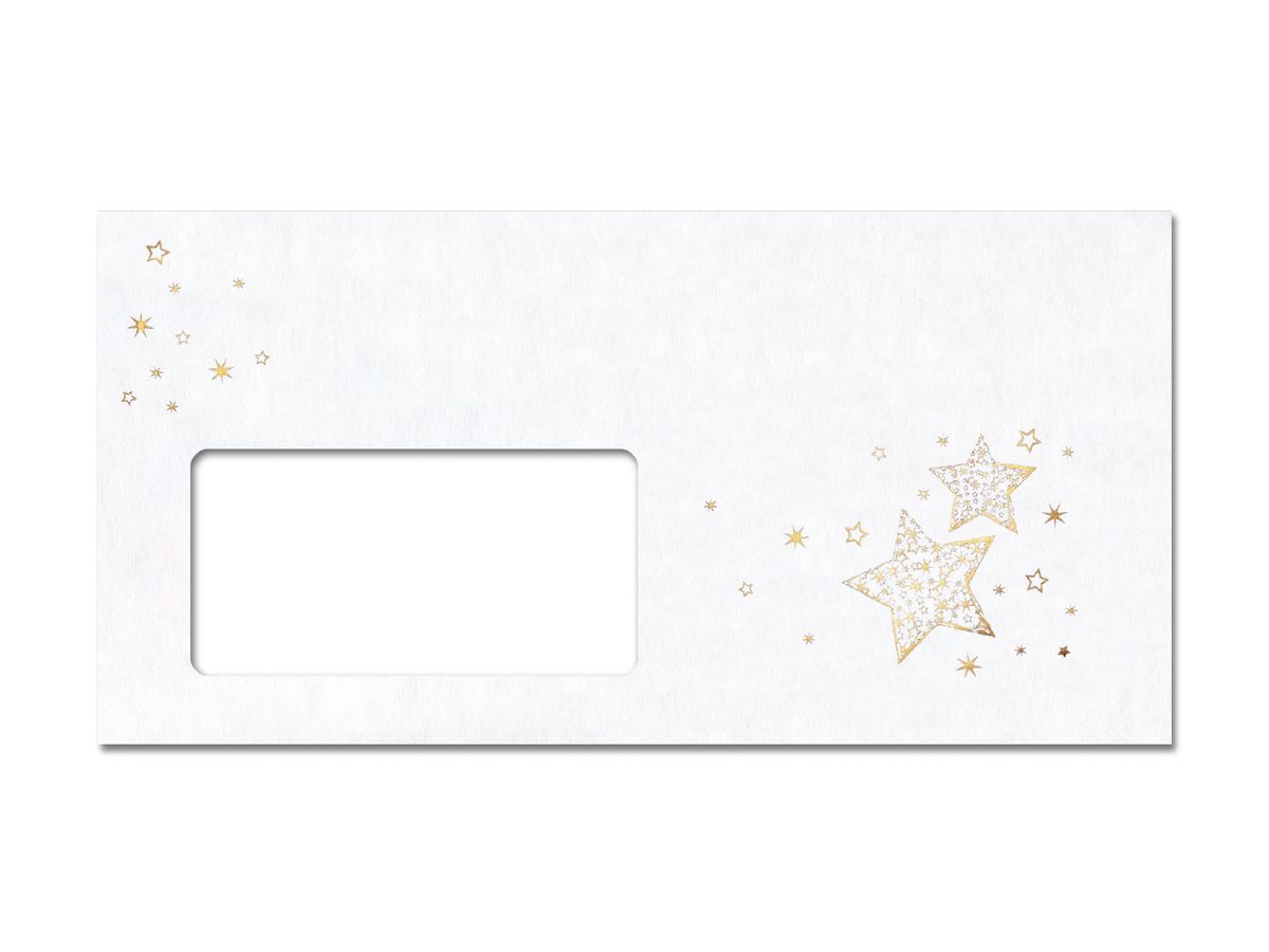 SIGEL Weihnachts Umschläge C6/5 DU045/W Golden Glow 50 Stück (4004360843389)