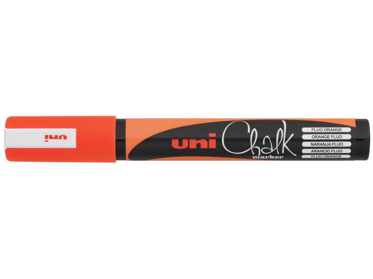 UNI-BALL Chalk Marker 1,8-2,5mm PWE5MF.ORANG orange (4902778140031)