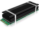 ICY BOX Kühlkörperset für M.2 SSD IB-M2HS-70 Aluminium, 10 mm dick (4250078166405)