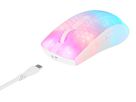 DELTACO Lightweight Mouse Wirel.RGB GAM-145-W Semi-Transparent, WM89,White (7333048058621)