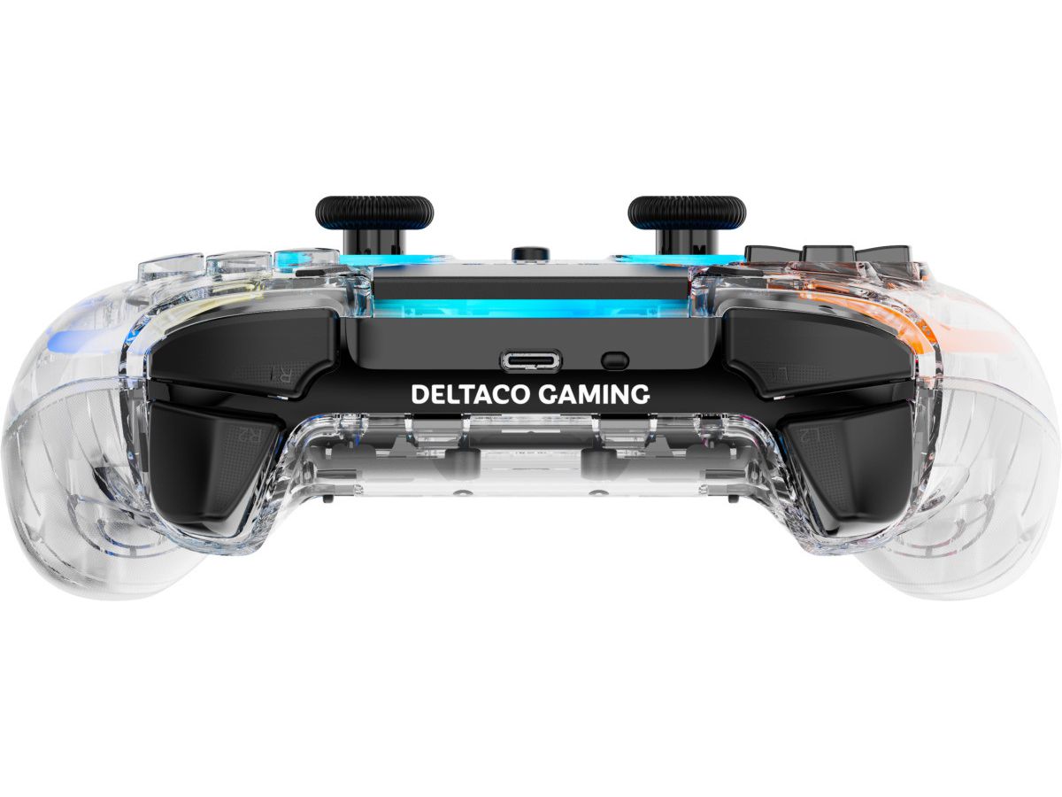 DELTACO Wireless Controller PS4 GAM-139-T Transparent (7333048060839)