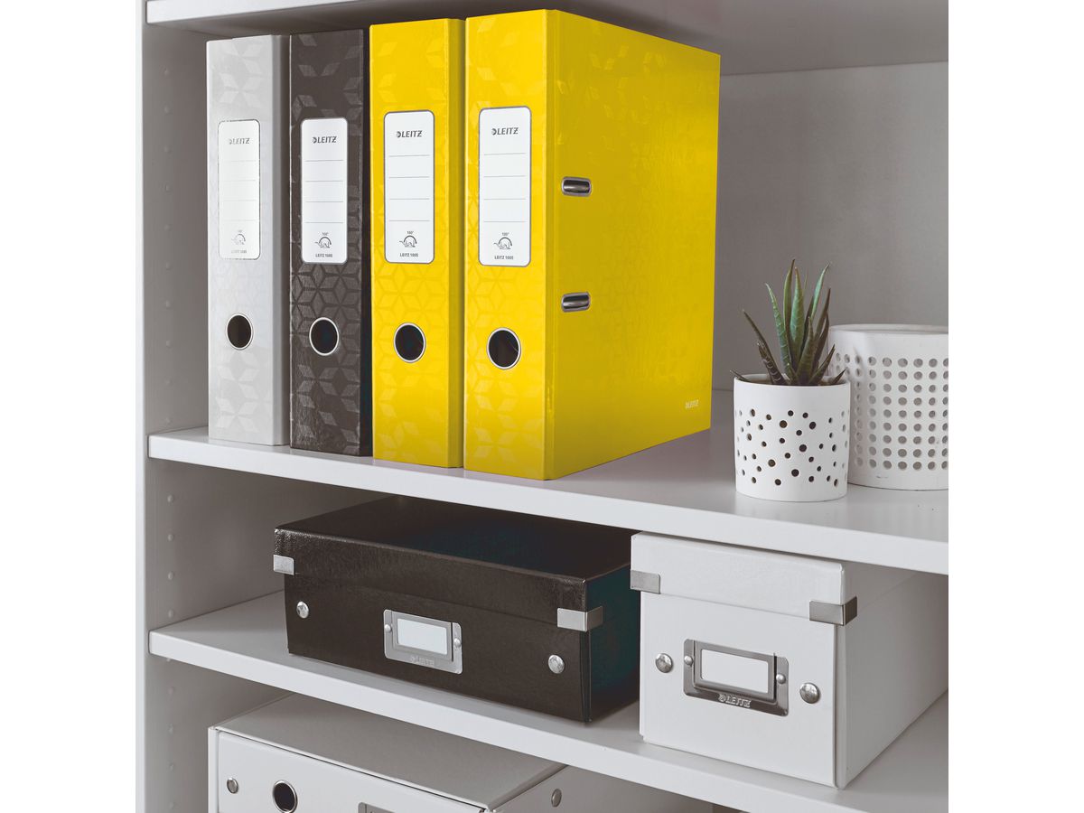 LEITZ Ordner WOW 180° 8cm 1005-00-16 gelb A4 (4002432120406)