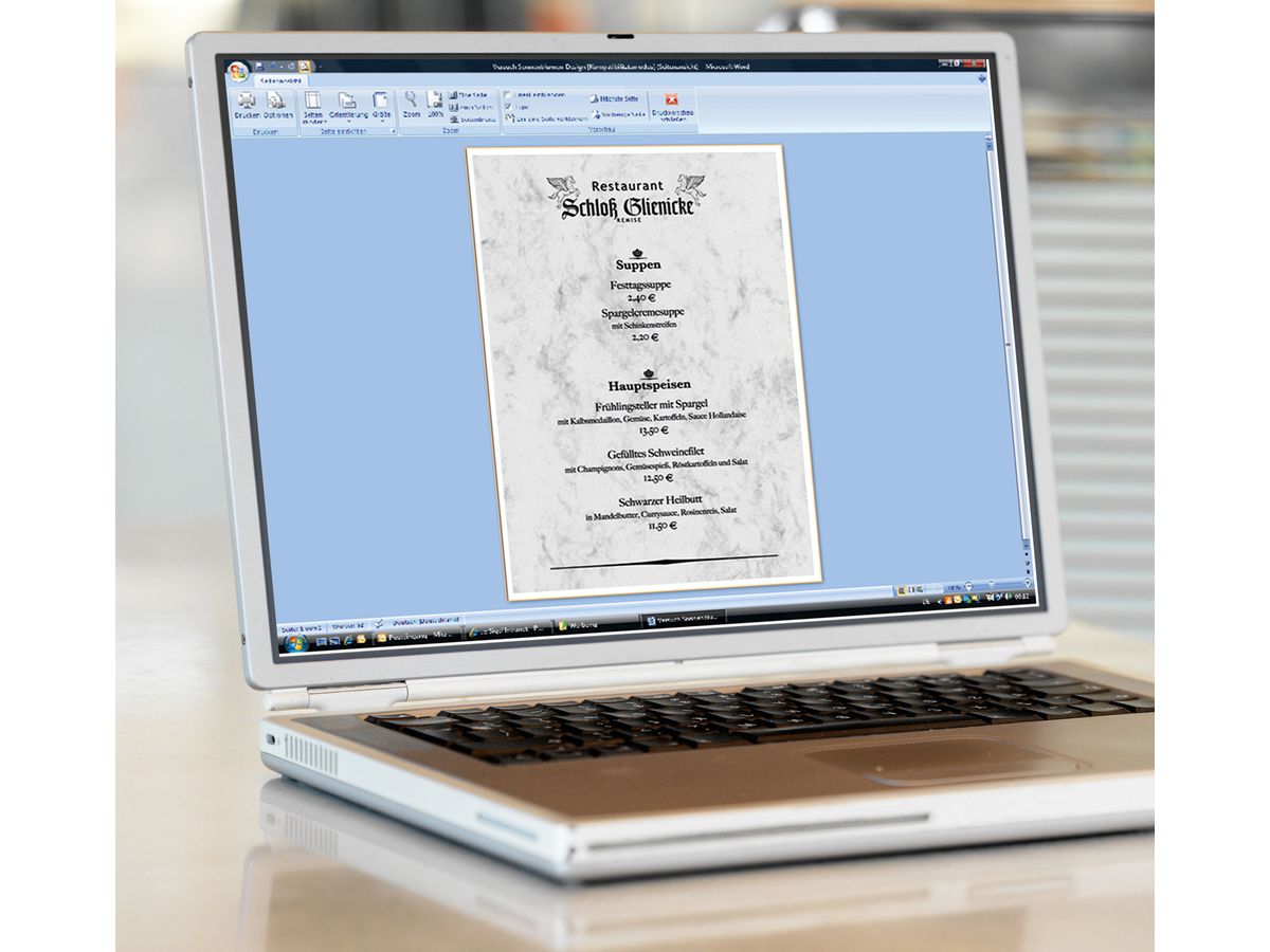 SIGEL Design-Papier A4 DP183 90g, Marmor 25 Blatt (4004360968570)