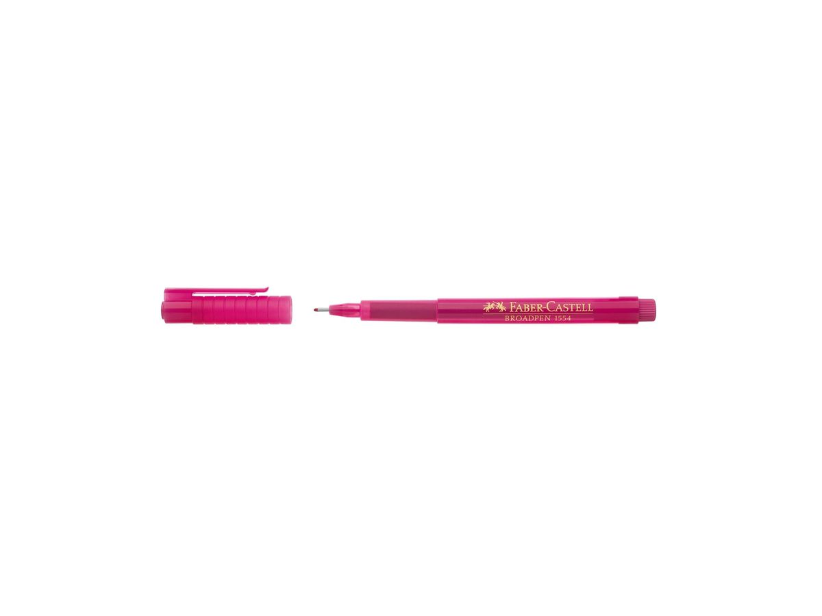 FABER-CASTELL Fineliner Broadpen 1554 0.8mm 155428 pink (4005401554288)