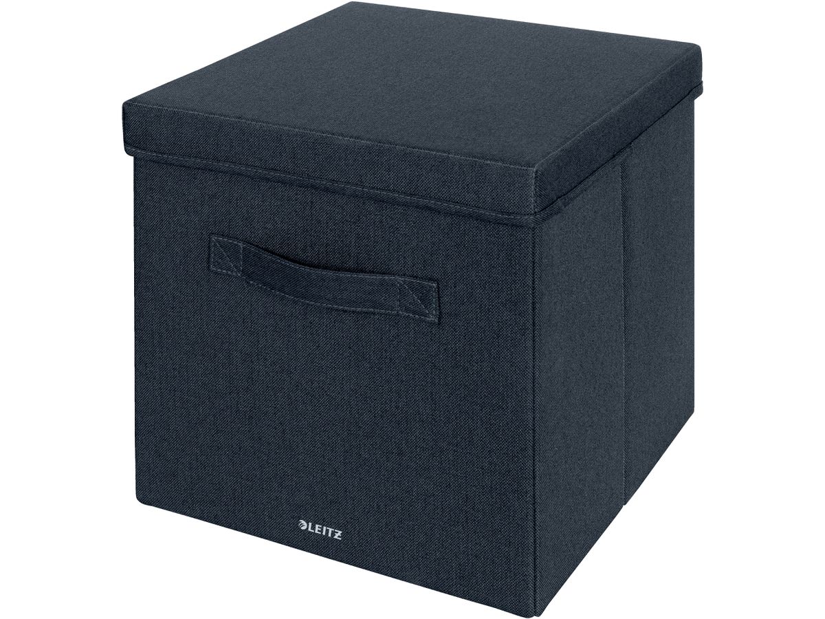LEITZ Box di stoccaggio coperchio 6145-00-89 vell. grigio 2pz 33x32.5x38cm (4002432134649)