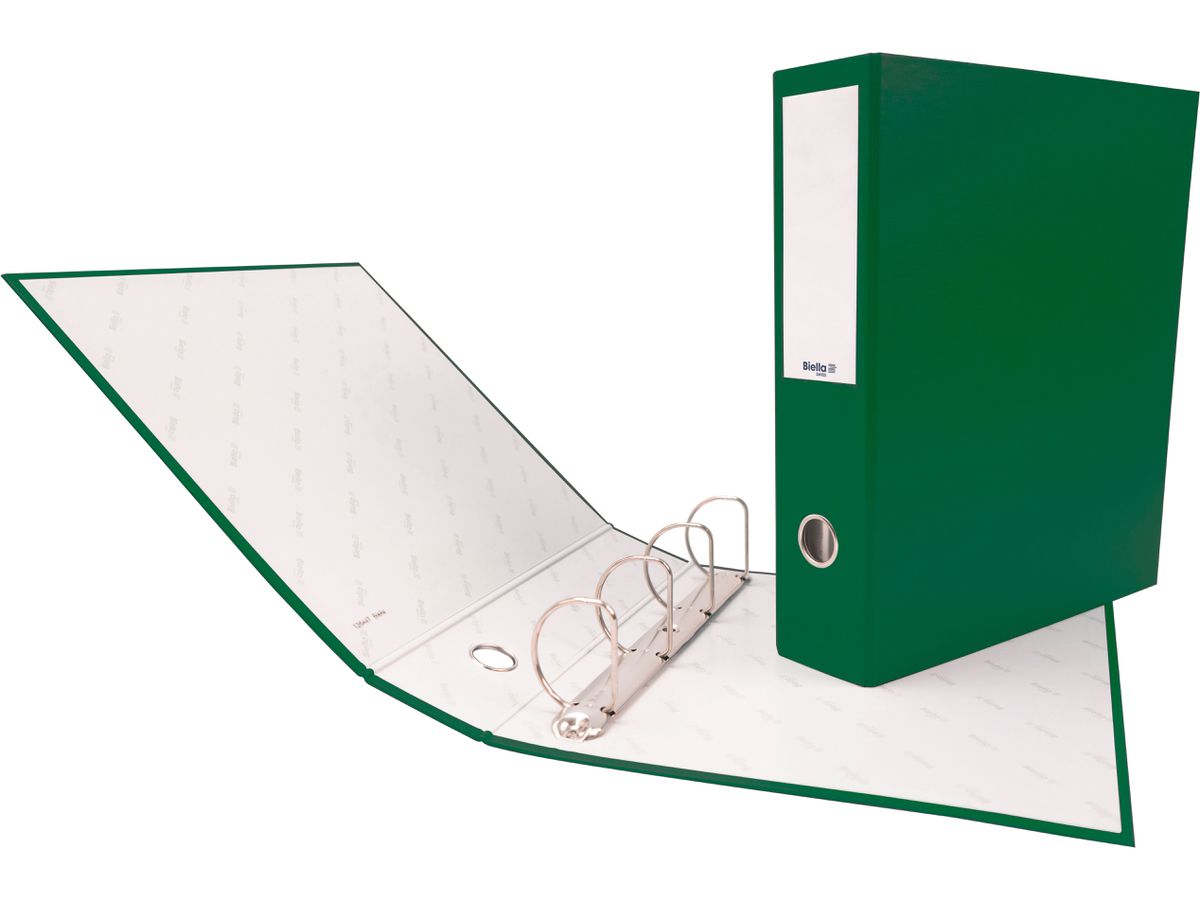 BIELLA Zeigebuch Dinor-Quatro 7cm 12644730U grün, 4-Ring A4 (7611365256181)