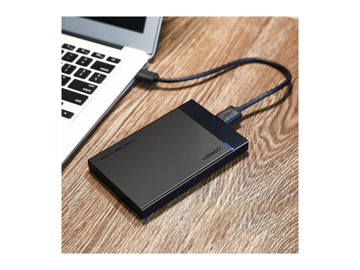 UGREEN Hard Drive Box 30848 2.5 Inch, 5Gbp, USB 3.0 SATA (6957303838486)