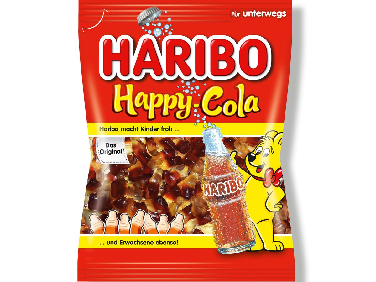 HARIBO Joyeux Cola 56171 Sac 100g (4001686323366)