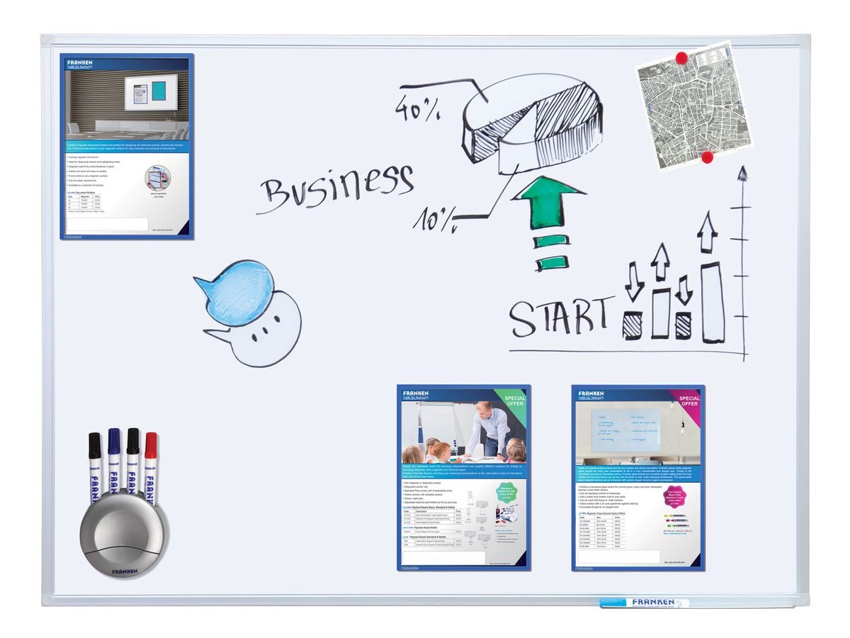 FRANKEN Whiteboard 180x120cm SC3105 X-tra!Line lackiert (4016946705684)