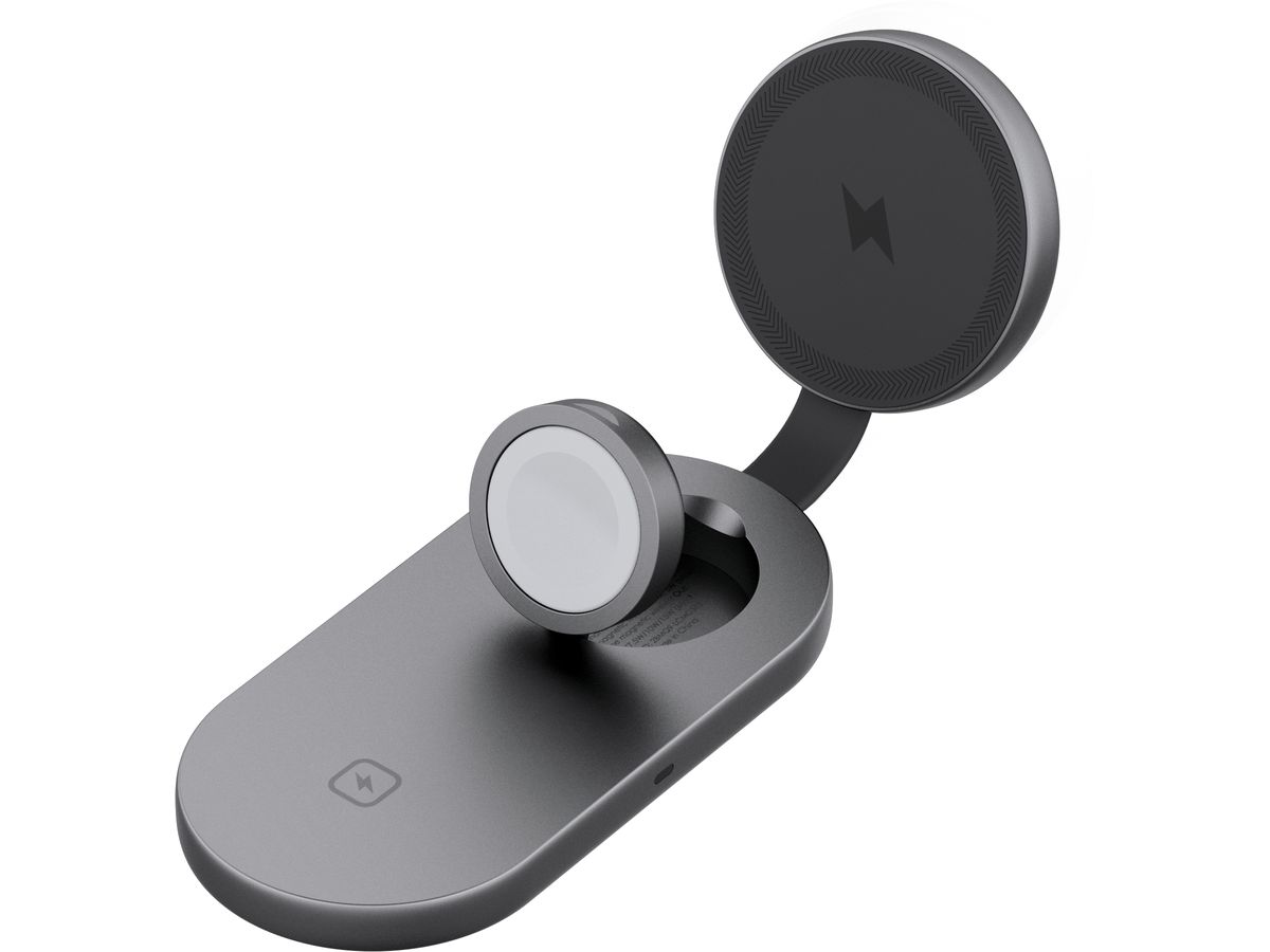 AUKEY MagFusionC 3-IN-1 foldable LC-MC313 Wirel.Charger Qi2 15W+5W+5W (0689323790555)