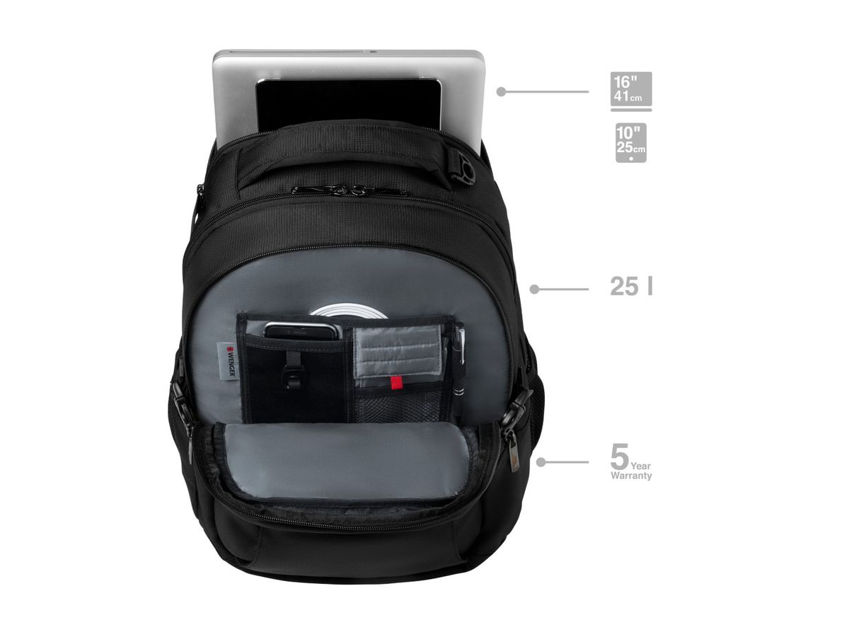 WENGER Sidebar B-601468 Zippered Padfolio (7613329036709)