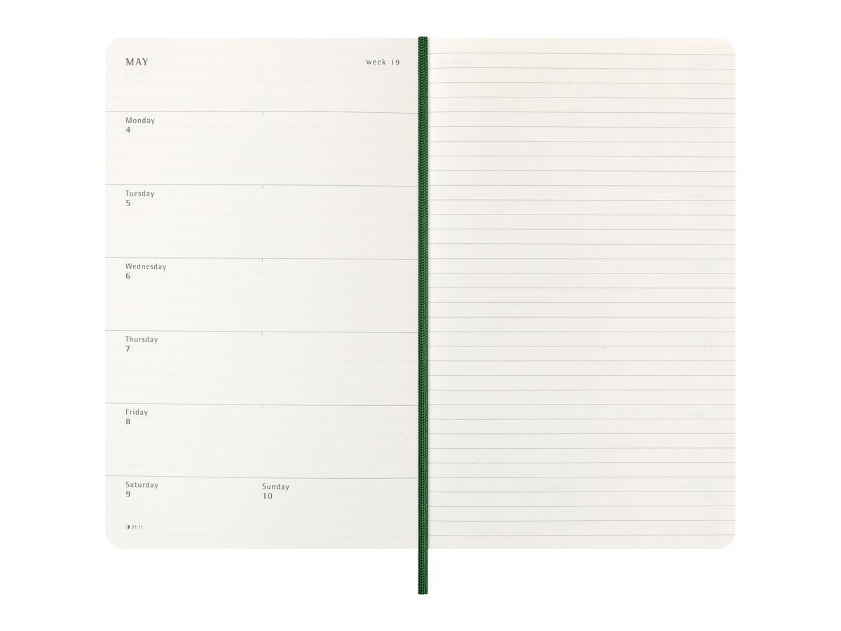 MOLESKINE Agenda Classic Large 2026 DSK1512WN3Y26 1S/1P verde mirto SC 13x21cm (8056999275532)