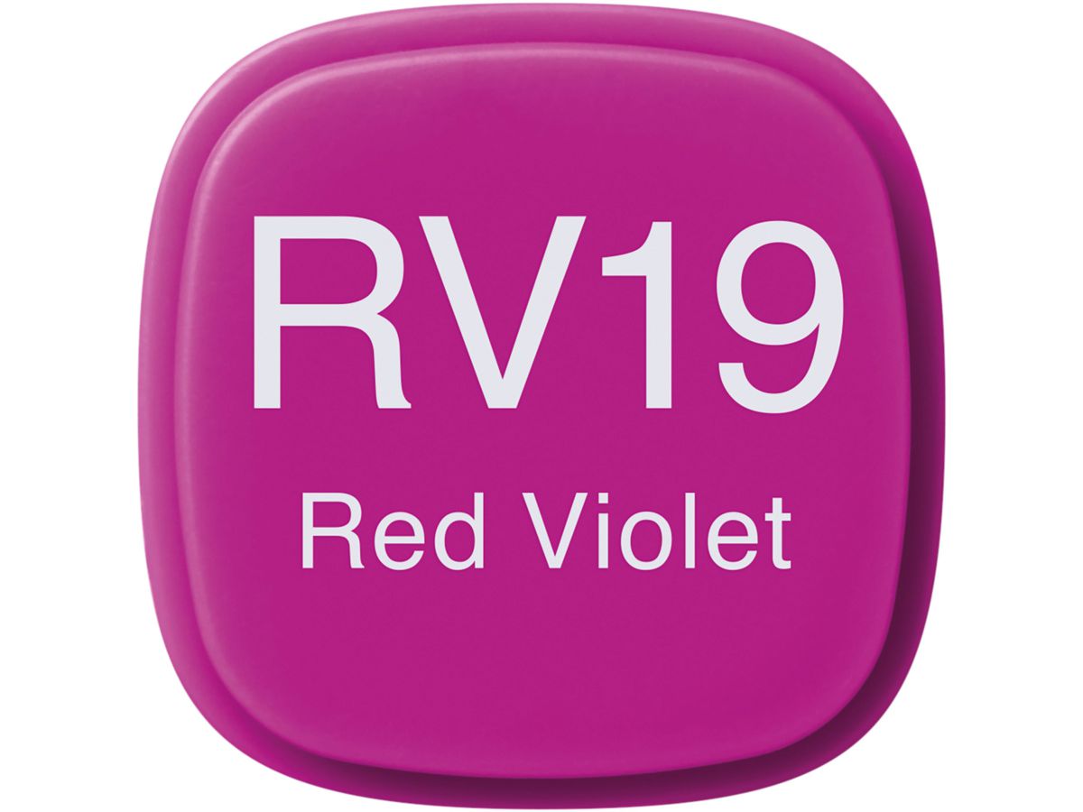 COPIC Marker Classic 2007539 RV19 - Red Violet (4511338001608)