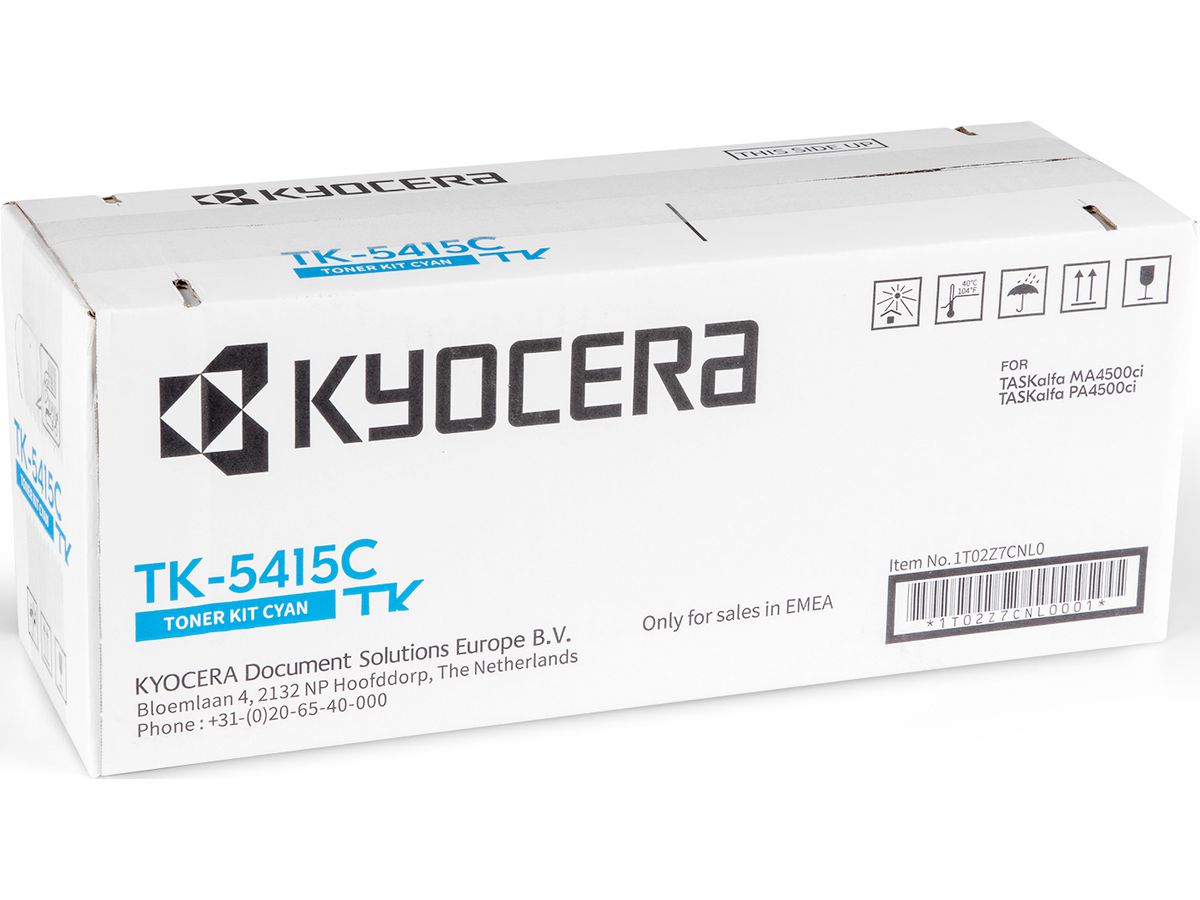 KYOCERA Modulo di toner cyan TK-5415C Taskalfa MA 4500ci 13'000 p. (0632983074084)