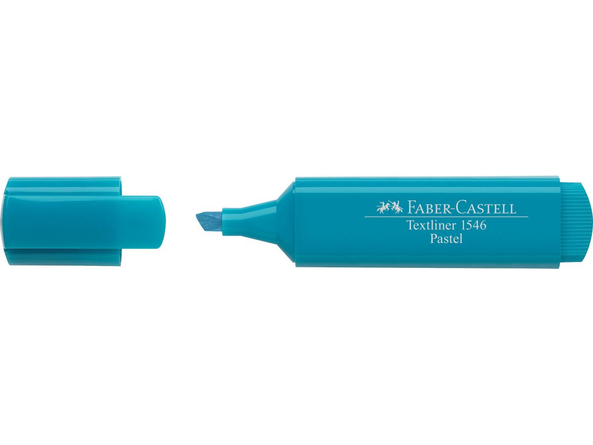 FABER-CASTELL Textliner 1546 154658 pastell, turchese (4005401546580)