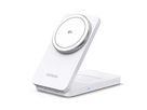 UGREEN Wireless Charger 2in1,20W,Qi2 45057 iPhone,AirPods,White (6941876240579)