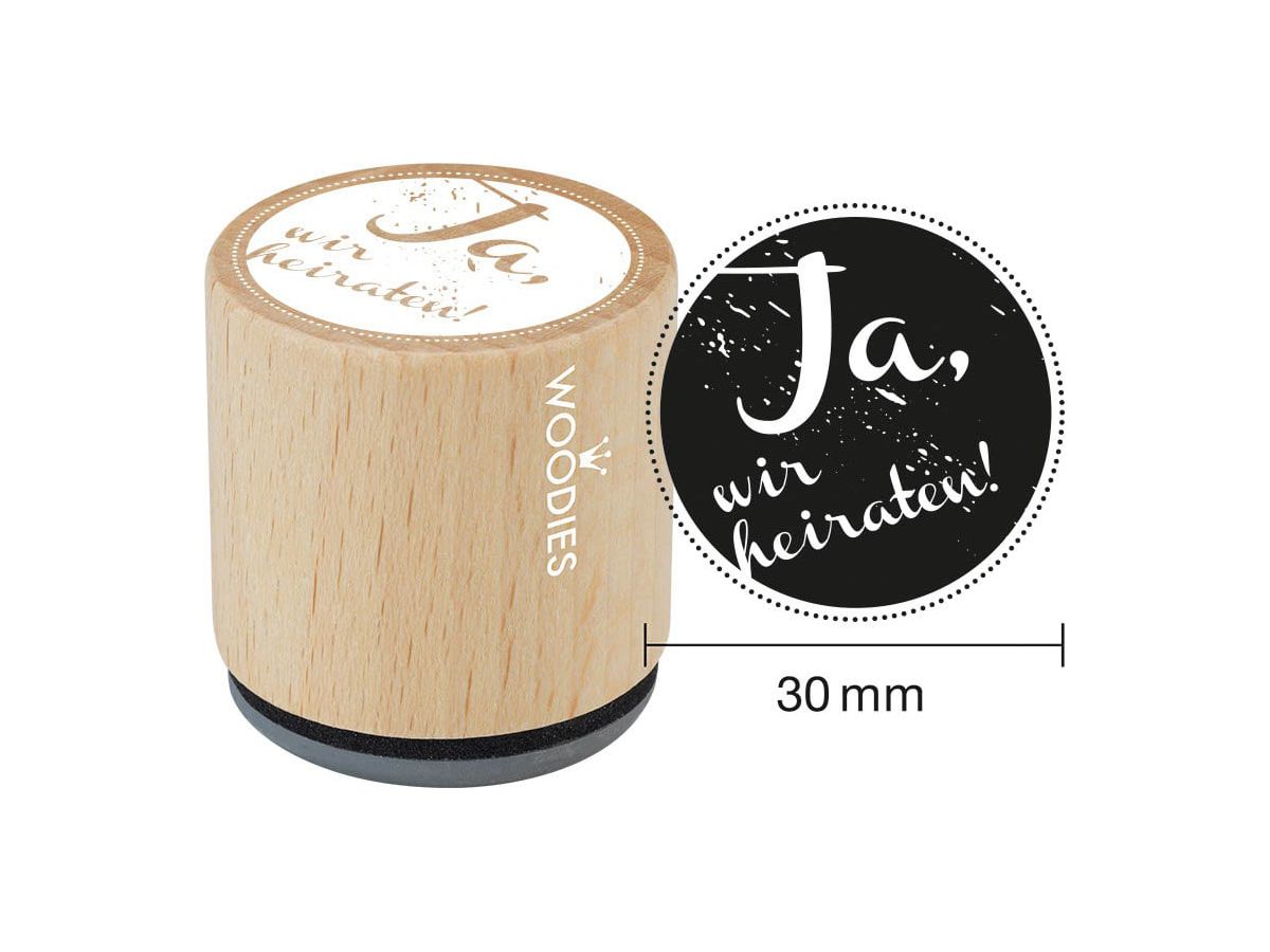 COLOP Woodies Display mariage 151332 25 tampons, 5 coussins (8712938068985)