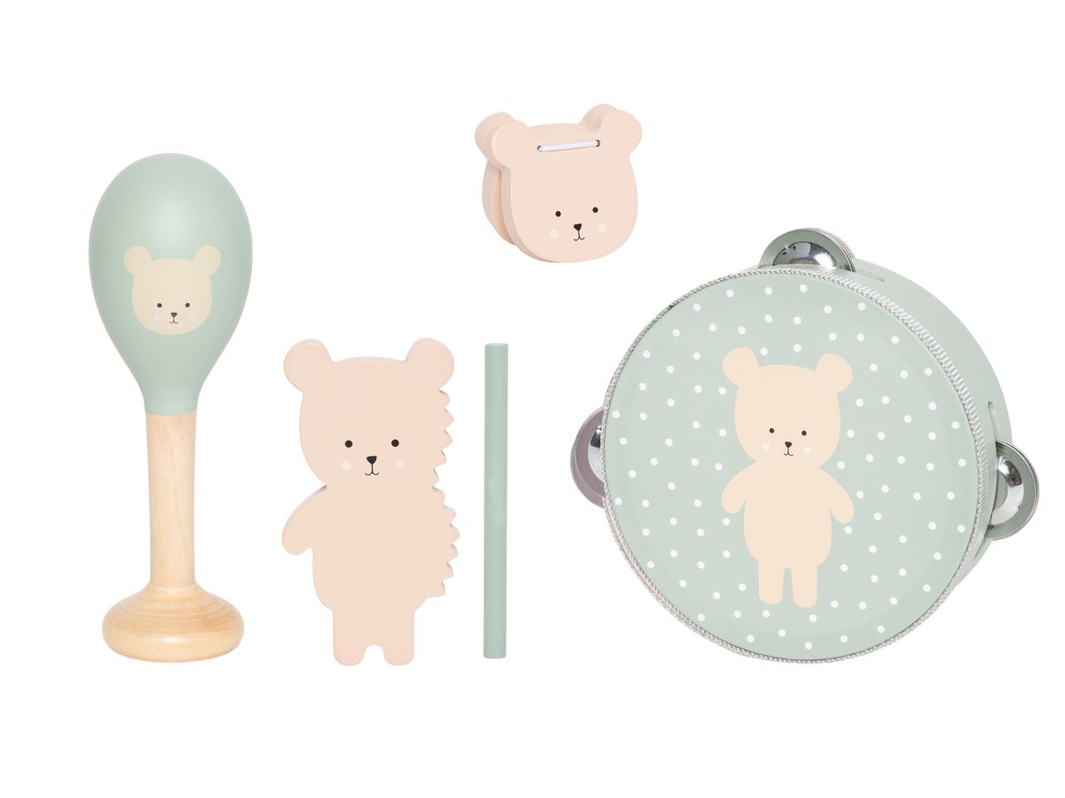 JABADABADO Set musicale W7286 Teddy 5 pezzi (7332599072865)