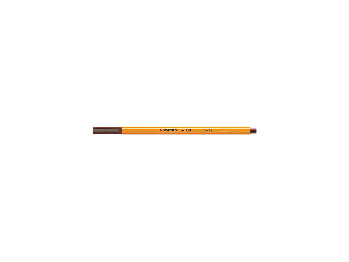 STABILO Fineliner Point 88 0.4mm 88/45 bruno (4006381105309)