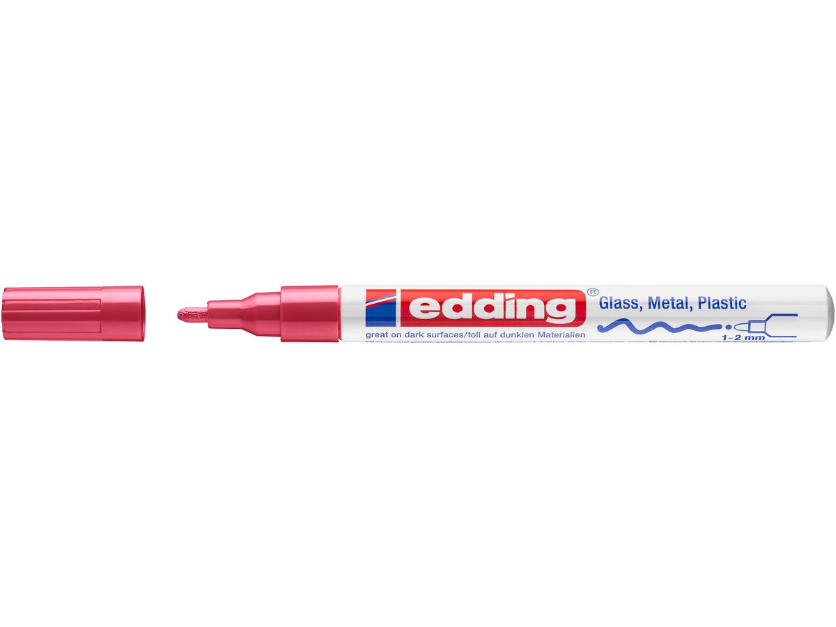 EDDING Paintmarker 751 CREA 1-2mm 751-2 CREA rosso (4004764953394)