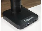 FELLOWES Supporto per monitor Platinum 8042601 triplo, nero, 2xUSB (0043859716975)