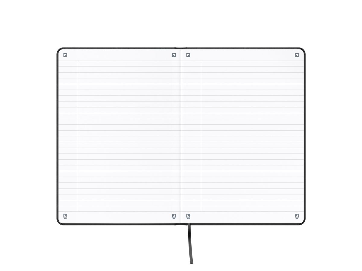 OXFORD Signature taccuino 400154943 A5, riga 80 fgl, nero (3020120180007)