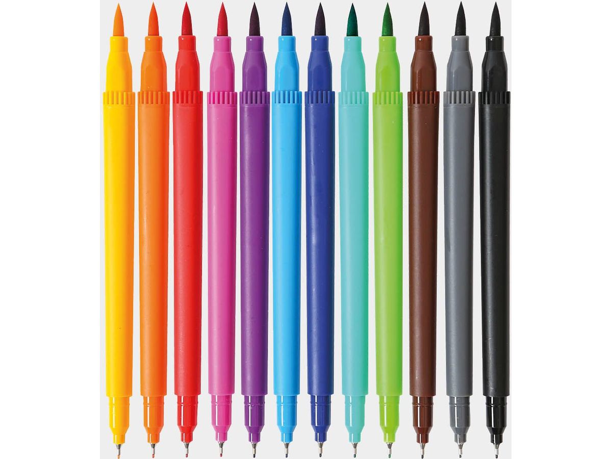 I AM CREATIVE Dual Tip Pencils 4005.65 wasserbasis, 12 Stück (7611983200139)