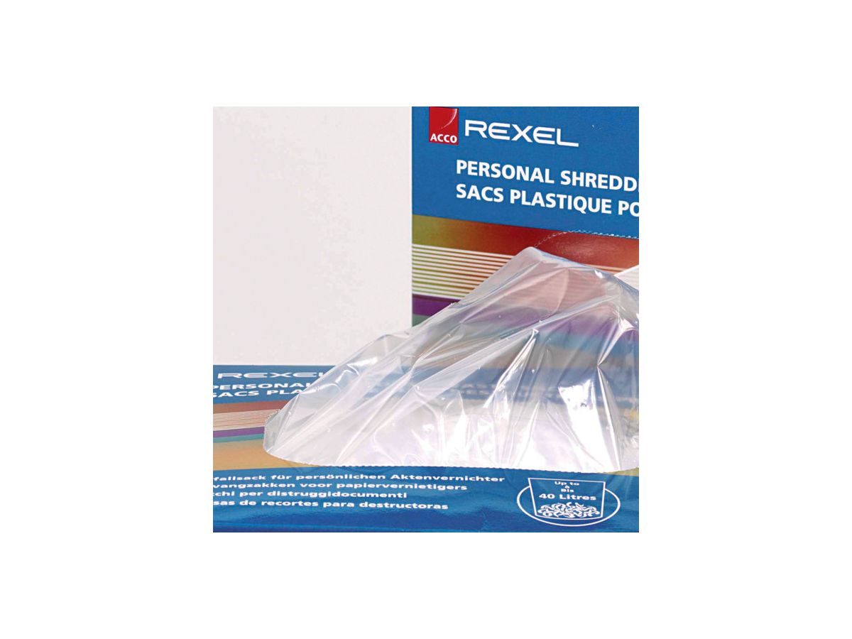 REXEL Abfallsack PP 115lt 40070 transparent 100 Stück (5010255785336)