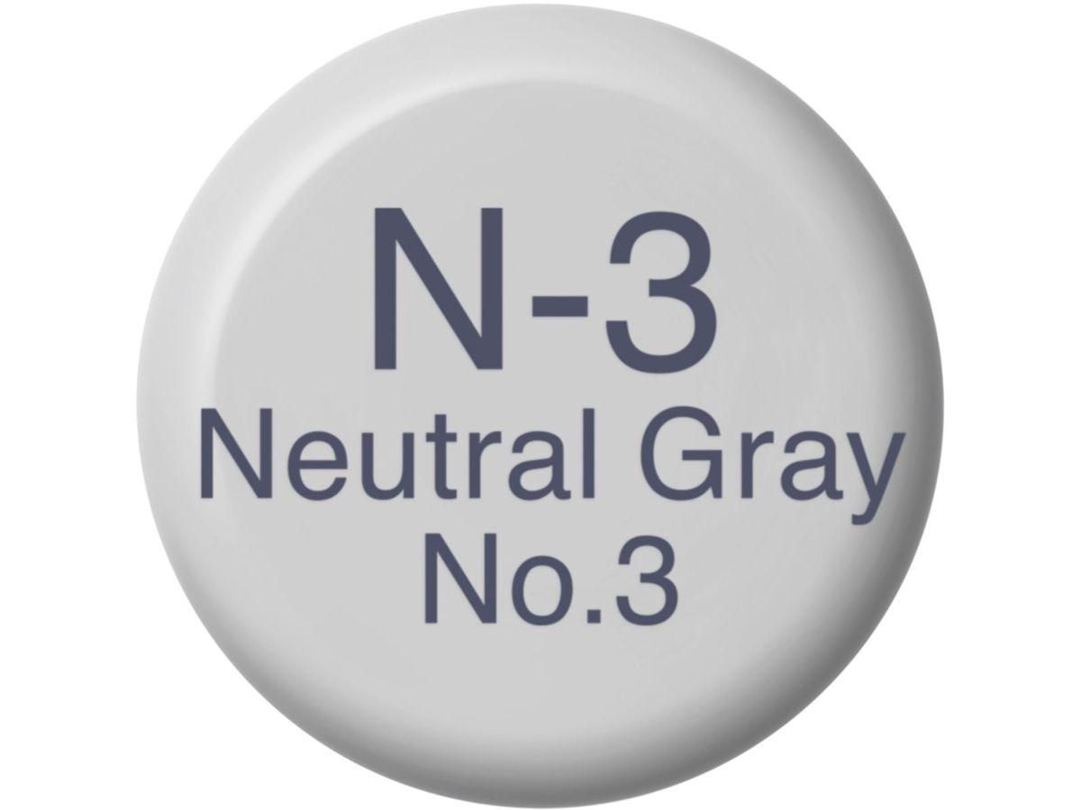 COPIC Ink Refill 2107689 N-3 - Neutral Grey No.3 (4511338055465)