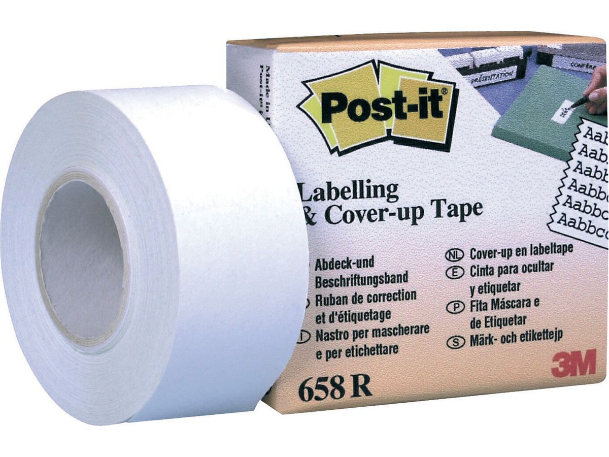 POST-IT Beschriftungsband 658R 6x25,4mmx17,7m (3134375201957)