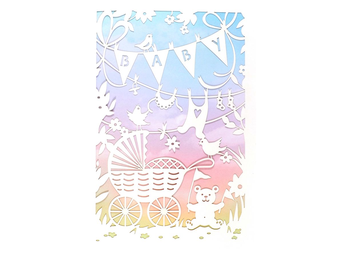 ABC Glückwunschkarte Scherenschn. 1120004000 B6 ()