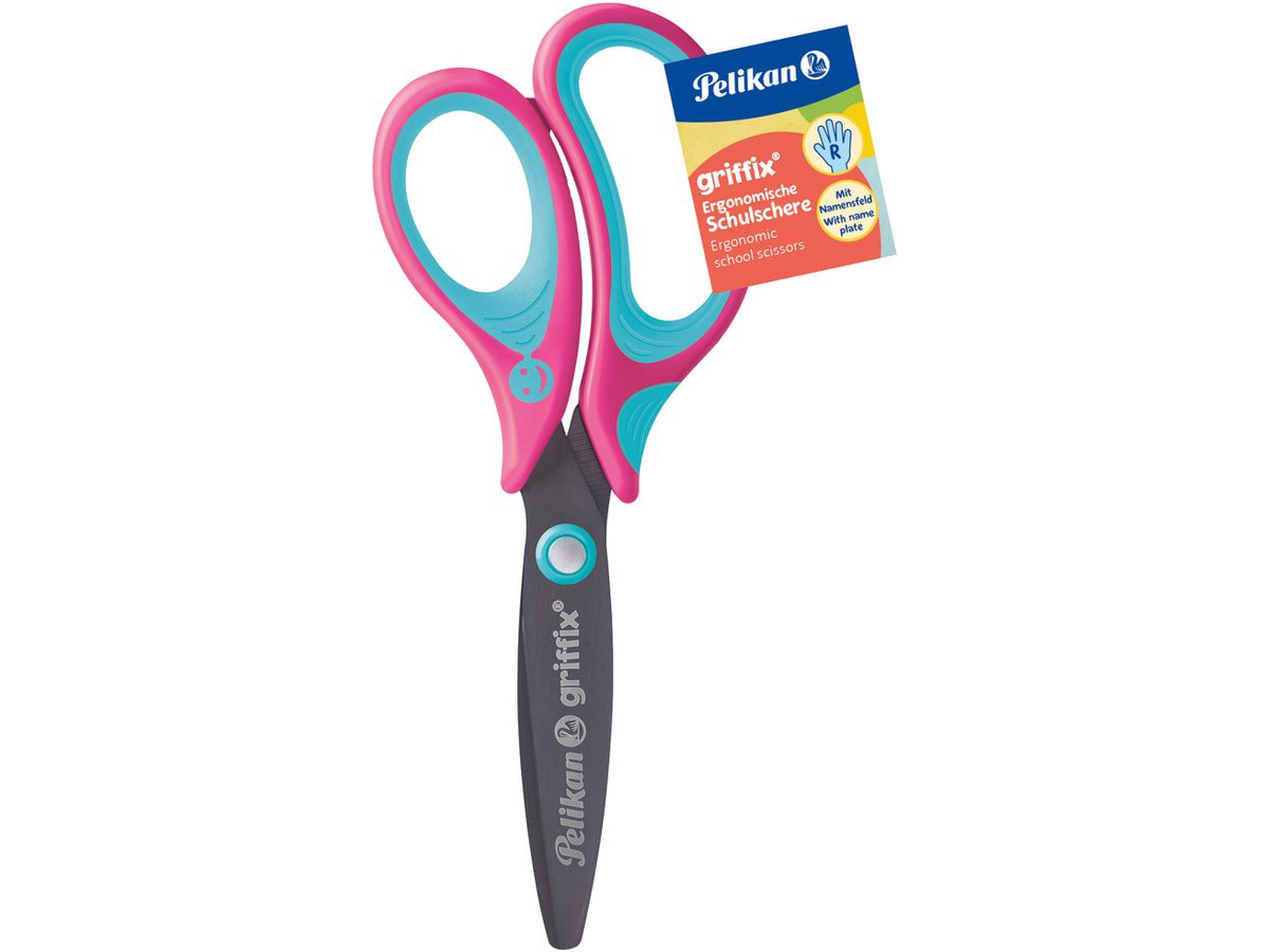 PELIKAN Schere Griffix 819022 Lovely Pink, Rechtshänder (4012700819024)
