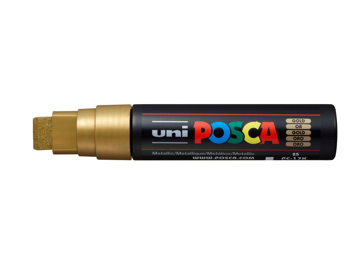 POSCA Marker 15mm PC-17K GOLD MET, oro (4902778202296)