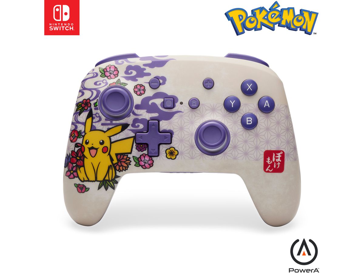 POWER A Enhanced Wireless Ctrl. NSGP0324-01 NSW, Pikachu Blossom (0617885098512)
