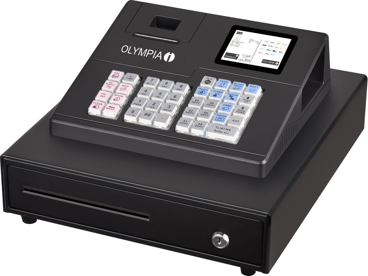 OLYMPIA Registrierkasse K100 941001000 schwarz (4030152952380)