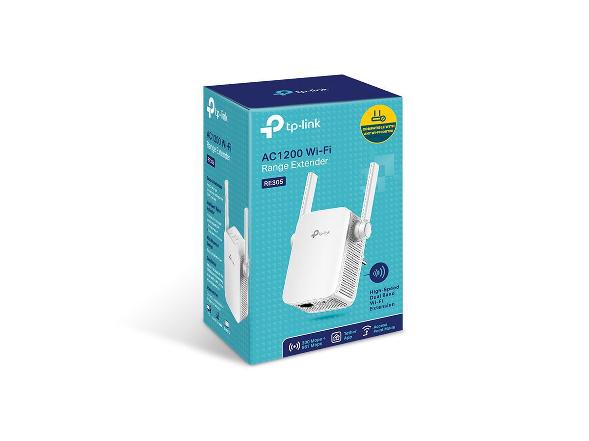 TP-LINK Repeater AC1200 Dual Band RE305 (6935364097974)