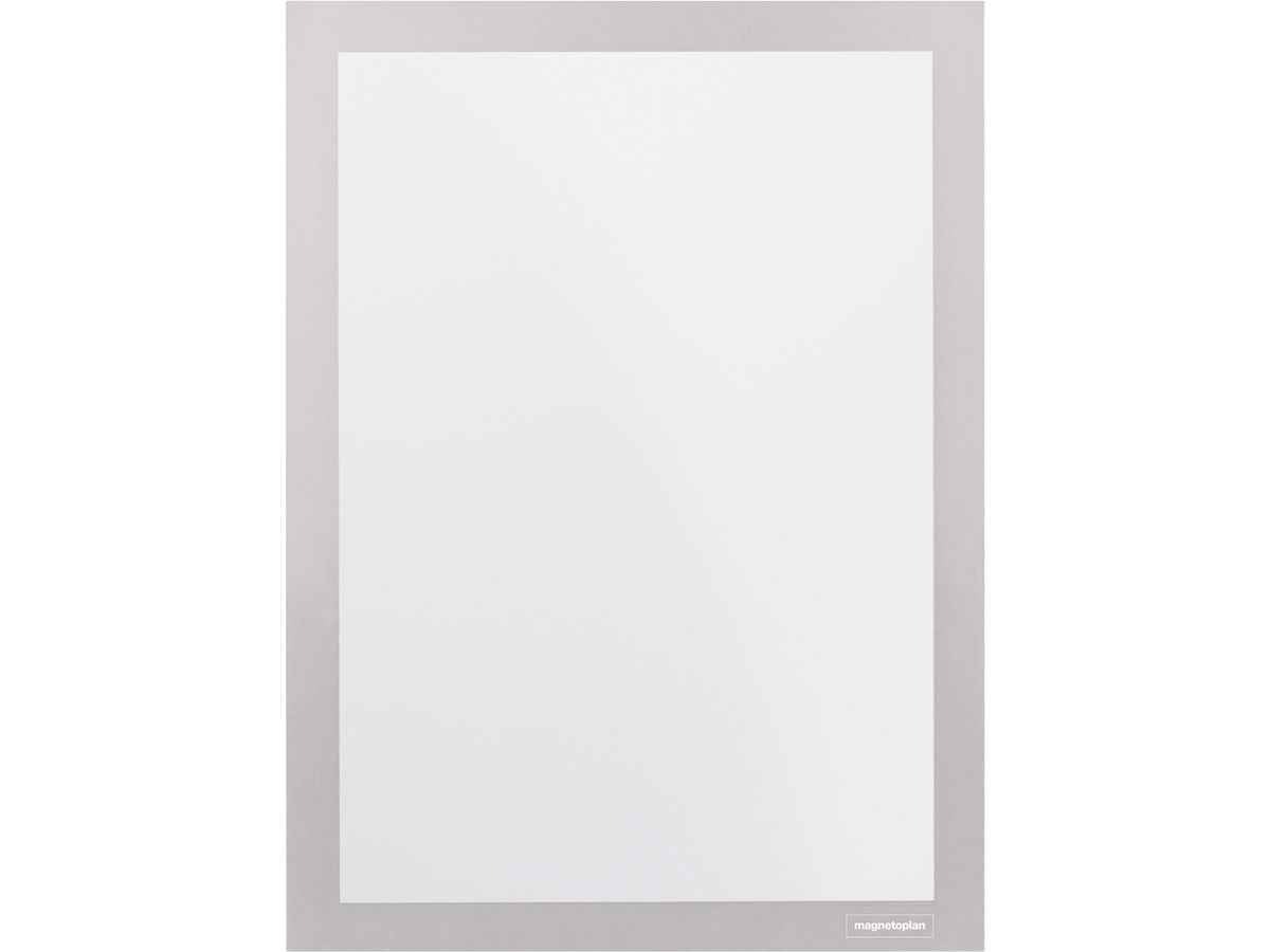 MAGNETOPLAN Cadre d'info. A5 1132232 autocollant, argent 2 pcs. (4013695065175)